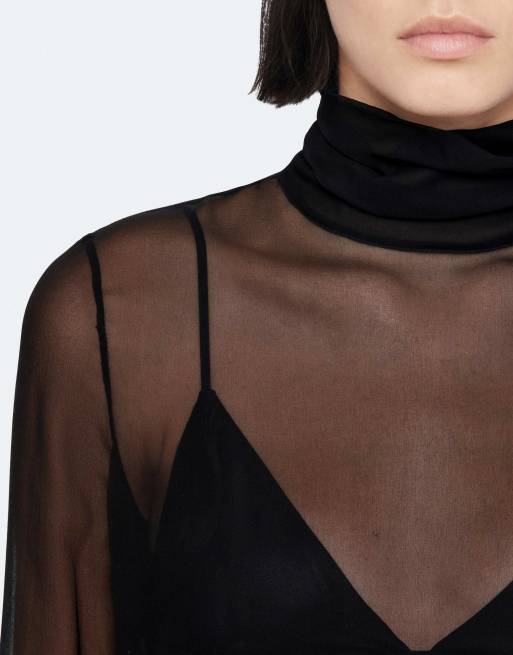 AllSaints Kumi Top in Schwarz, 5 von 6