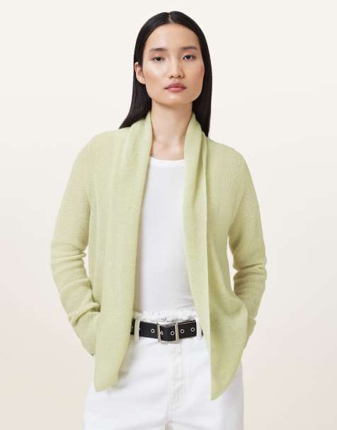AllSaints – Laina – Strickjacke in Jadegrün - view 1