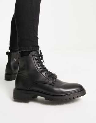 leather boot trainers