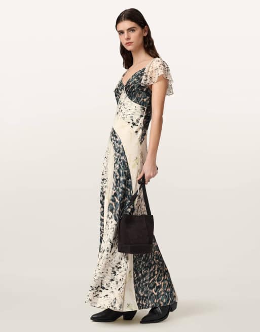 AllSaints – Lala – Kleid in Empoli-Weiß, 4 von 6