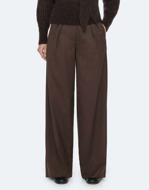 AllSaints Laura broek in bruin - view 1