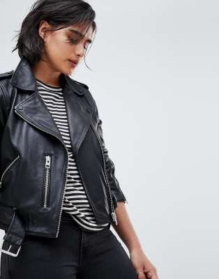 allsaints leather jacket