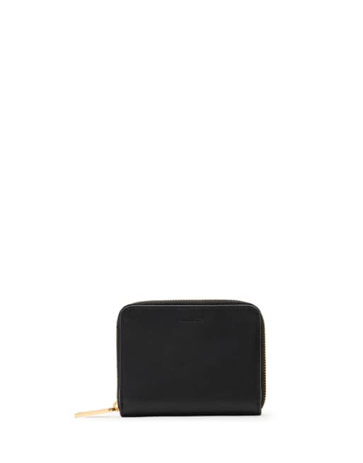 AllSaints - Lena Hex - Portemonnee met rits in zwart