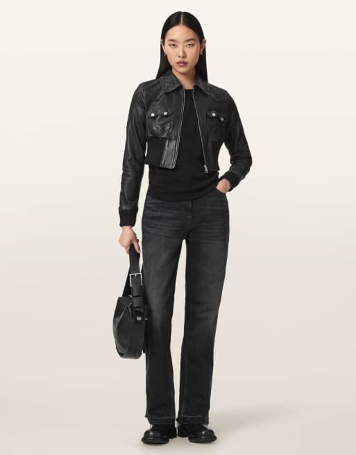 AllSaints - Lena - Jack in zwart, 6 van 6
