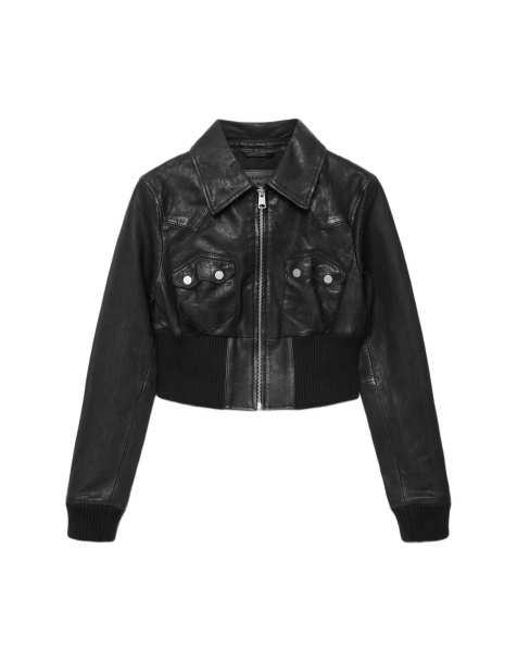 AllSaints – Lena – Jacke in Schwarz - view 1