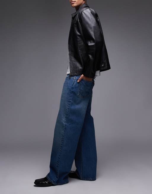 AllSaints – Lenny – Baggy jeans i ljus tvätt, 3 av 5