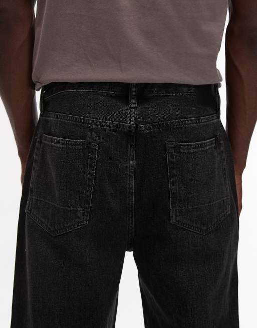 AllSaints - Lenny - Jean ample - Noir délavé, 4 de 5