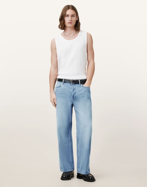 AllSaints - Lenny - Jean - Bleu indigo pâle