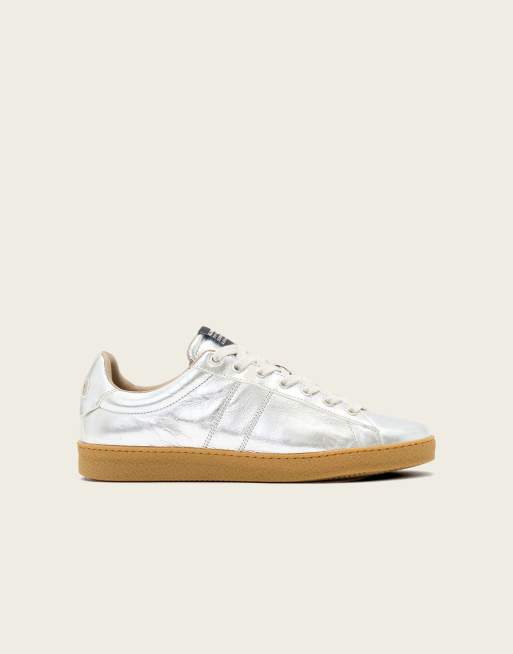 AllSaints – Leon – Sneaker in Silber, 3 von 4