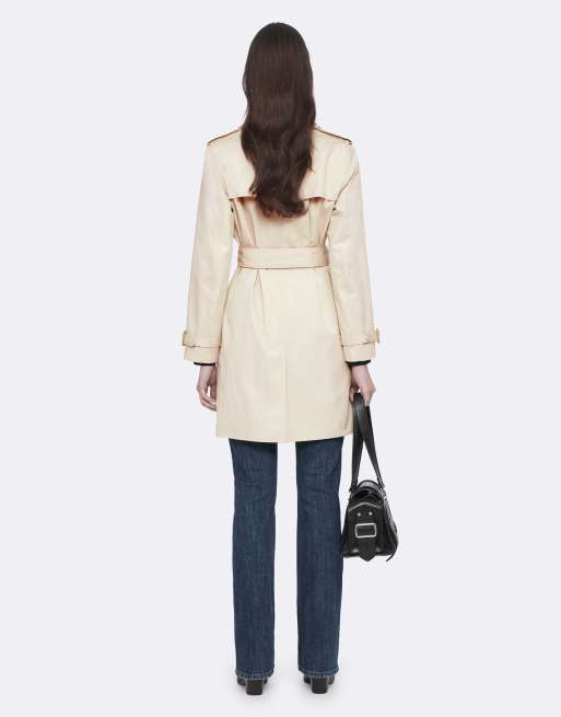 AllSaints Leonard trench-coat blanc cassé, 2 de 7