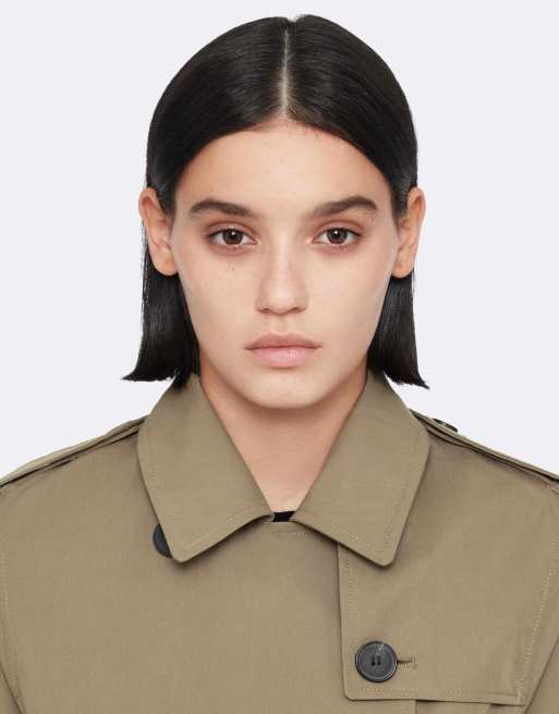 AllSaints Leonard Trench in Pilzbraun, 3 von 6