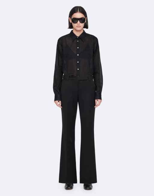 AllSaints Leonie Wollhose in Schwarz, 2 von 6