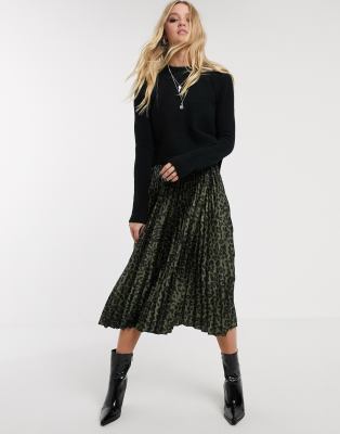 all saints slip dress with jumper