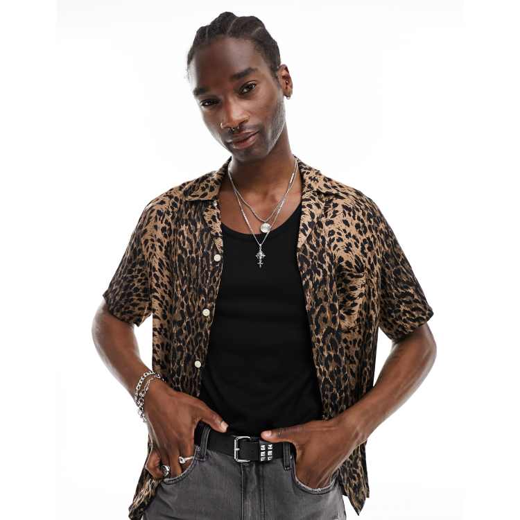 【ライトグレー（08）】Canty Leopard SS Shirt Canty Leopard SS Shirt | Saturdays NYC Japan