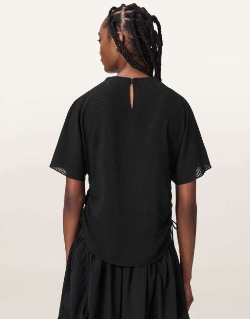 AllSaints - Leslie - Top in zwart, 3 van 7