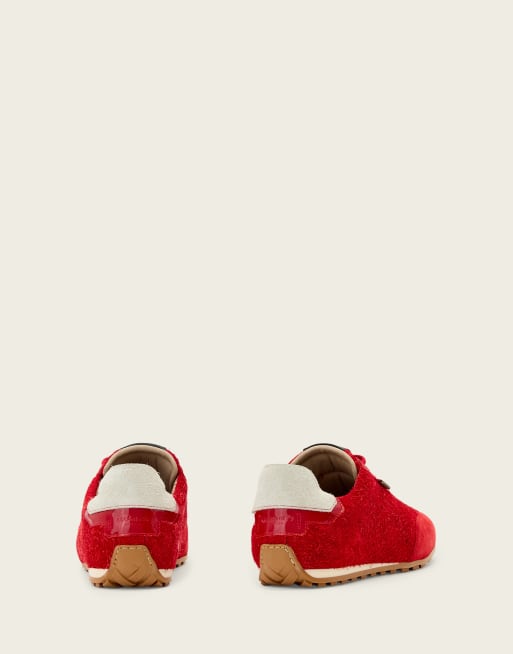AllSaints liam sneaker in red, 2 of 4