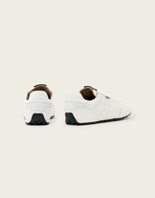 AllSaints - Liam - Sneakers basse bianche in pelle, 2 di 4