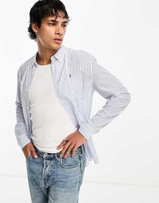 AllSaints Lido shirt in blue
