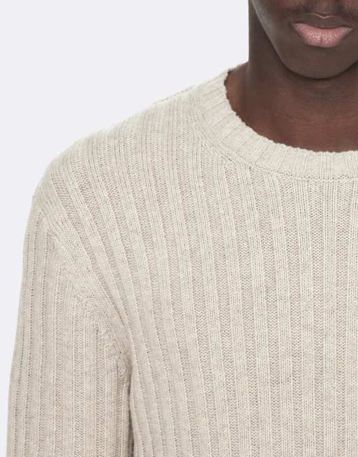 AllSaints Liev crew en gris plume, 3 de 7