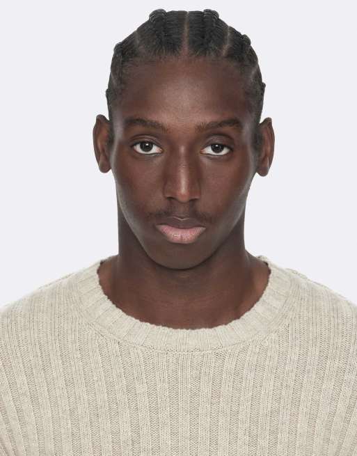 AllSaints Liev Crew in Federgrau, 4 von 7