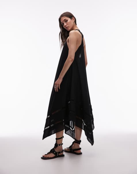 AllSaints – Lil – Kleid in Schwarz - view 1