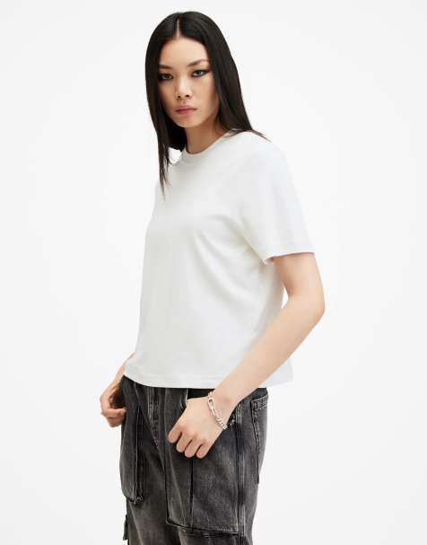 AllSaints – Lisa – T-Shirt in Weiß - view 1