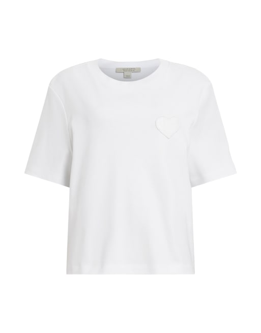 AllSaints – Lover Lisa – T-Shirt in Weiß