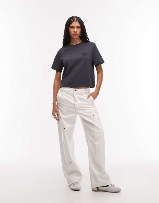AllSaints - Lover Lisa - T-shirt met korte mouwen in blauw, 2 van 4