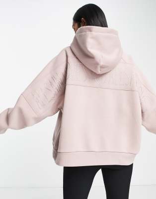 All saints pink sweatshirt sale