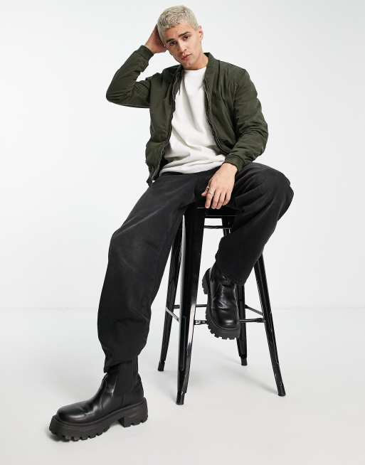 AllSaints - Lows - Bomber - Kaki , 3 de 4