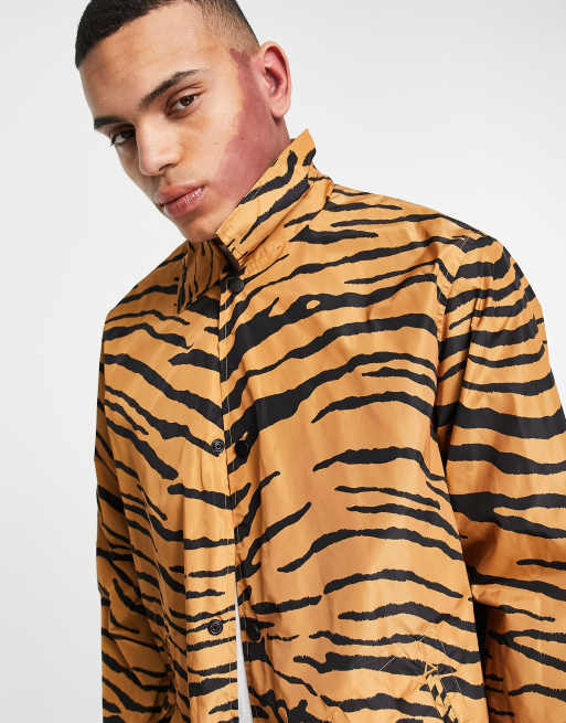 Tiger print clearance mens jacket