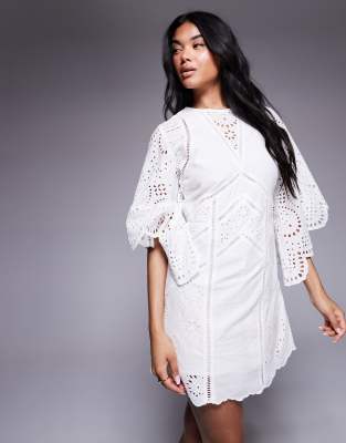 Allsaints Luci Dress In White