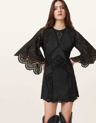 AllSaints - Luci - Kleid in Schwarz