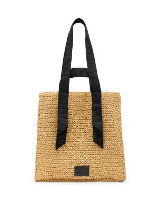 AllSaints - Lullah - Tasche in Mandelbraun im Hochformat-Neutral