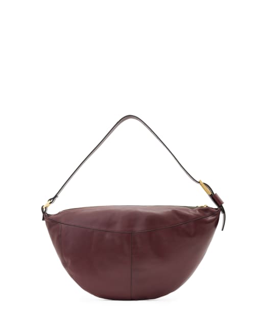 AllSaints – Luna – Schultertasche in Dunkelrot