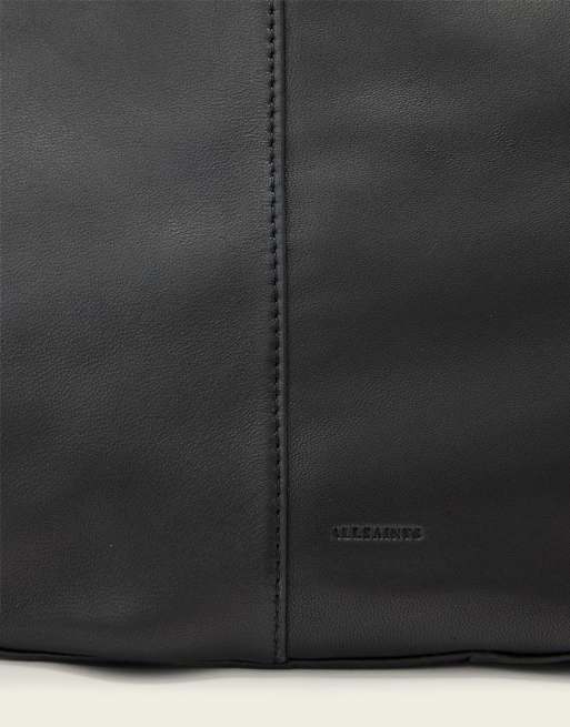 AllSaints – Luna – Schultertasche in Schwarz/Silber, 4 von 7