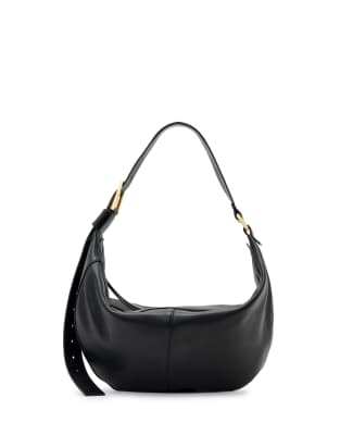 AllSaints - Luna - Schultertasche in Schwarz