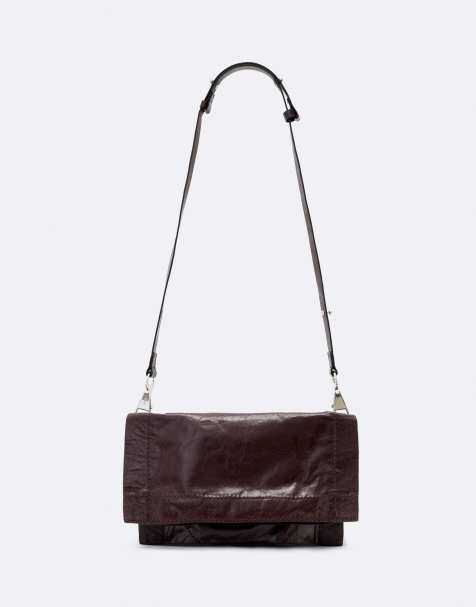 AllSaints Lutece bolso bandolera pequeño en rojo burdeos - view 1