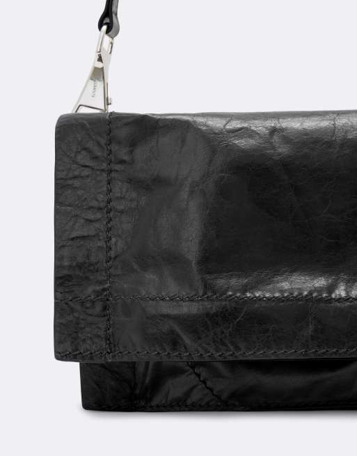 AllSaints Lutece bolso bandolera pequeño negro, 3 de 6