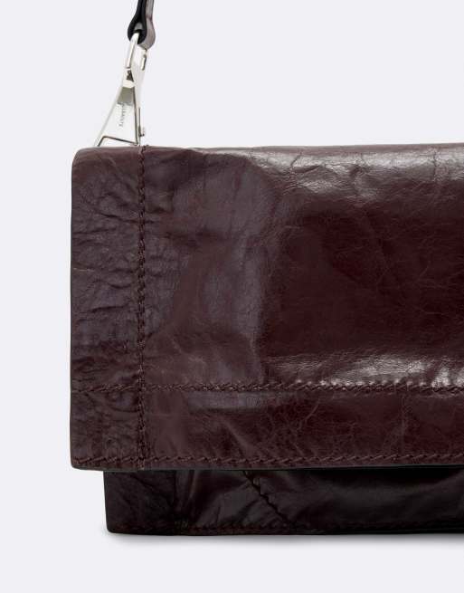 AllSaints Lutece petit sac bandoulière bordeaux, 5 de 6