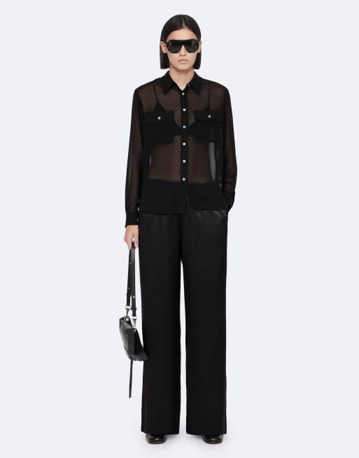 AllSaints Lycia Hose in Schwarz, 3 von 6