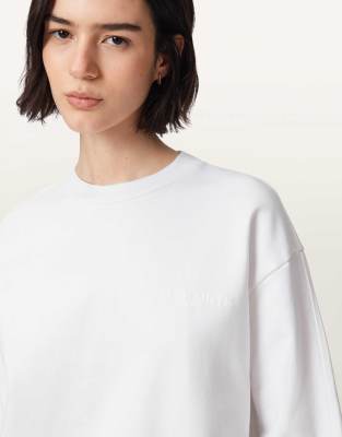 Mabel Etta - Sweatshirt in optischem Weiß Weiß 30-32