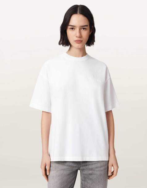 AllSaints – Mabel Etta – T-Shirt in optischem Weiß - view 1