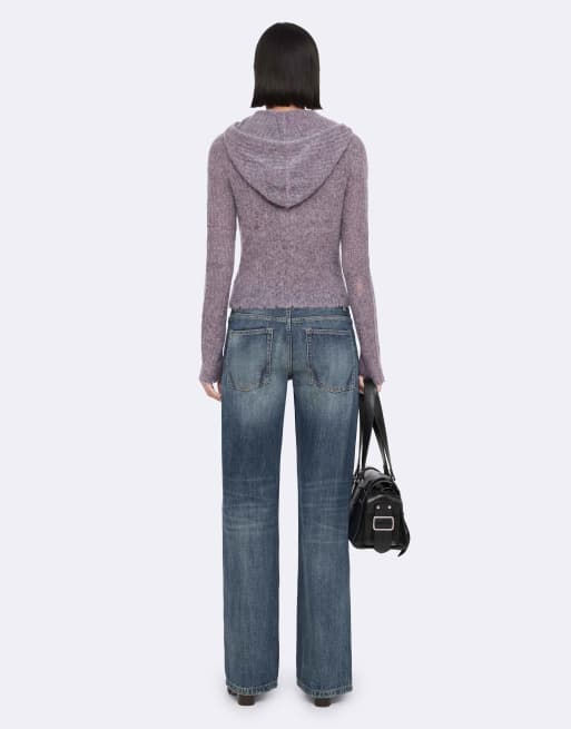 AllSaints Mabel hoodie in lila, 2 van 7