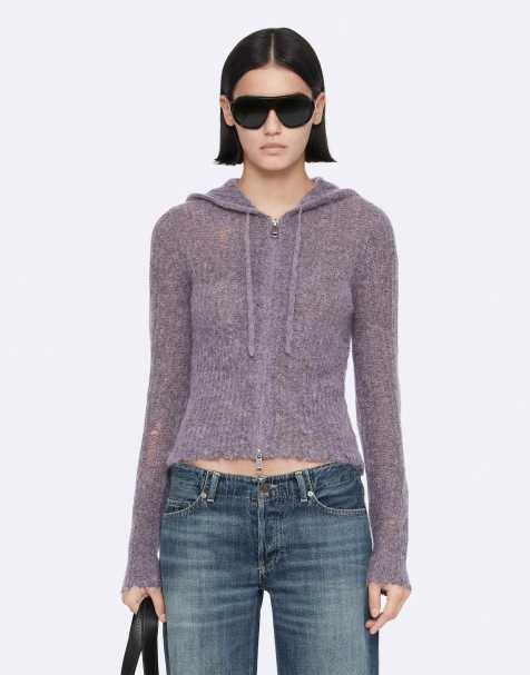 AllSaints Mabel hoodie violet lilas - view 1