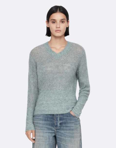 AllSaints Mabel Pullover in Hellblau - view 1