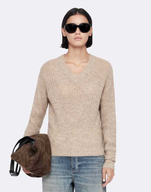 AllSaints Mabel Pullover in Kieselgrau, 4 von 6