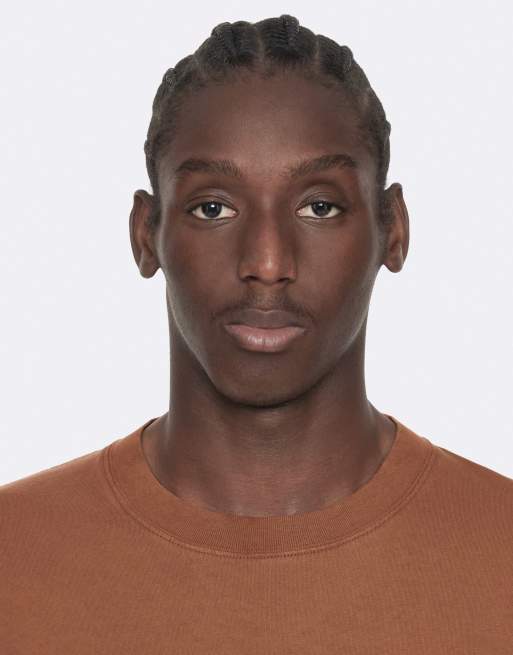 AllSaints Maddox t-shirt à manches courtes col rond orange rouille, 4 de 7