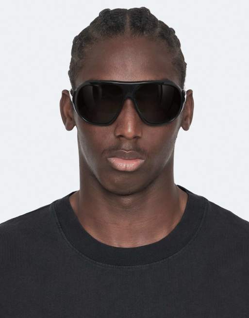 AllSaints Maddox T-Shirt mit Rundhalsausschnitt in verwaschenem Schwarz, 4 von 7