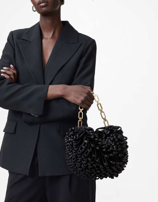 AllSaints - Madea - Mini tas met lusjes in zwart